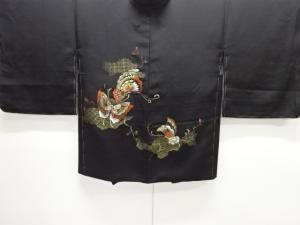 蝶模様織り出し漆絵羽織